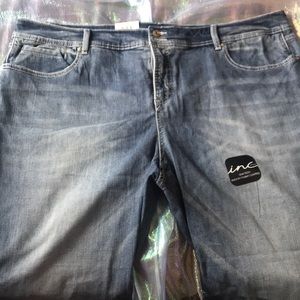 Inc Plus Boyfriend Plus Size Jeans with Tummy Control 24W